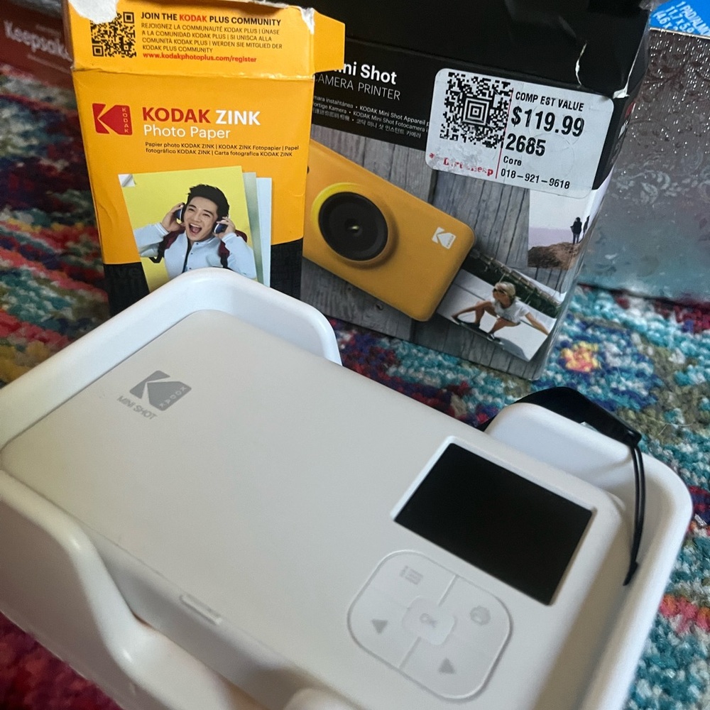Kodak Mini Shot includes 50 sheets of printing paper